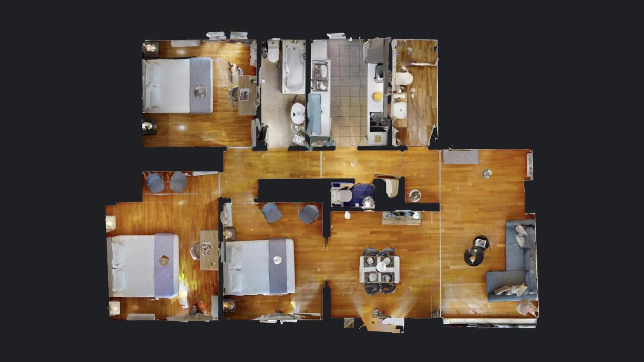 Pangsapuri 75 m² dengan 3 bilik tidur dan 2 bilik mandi peribadi di Acropolis - Koukaki Athens Luaran gambar